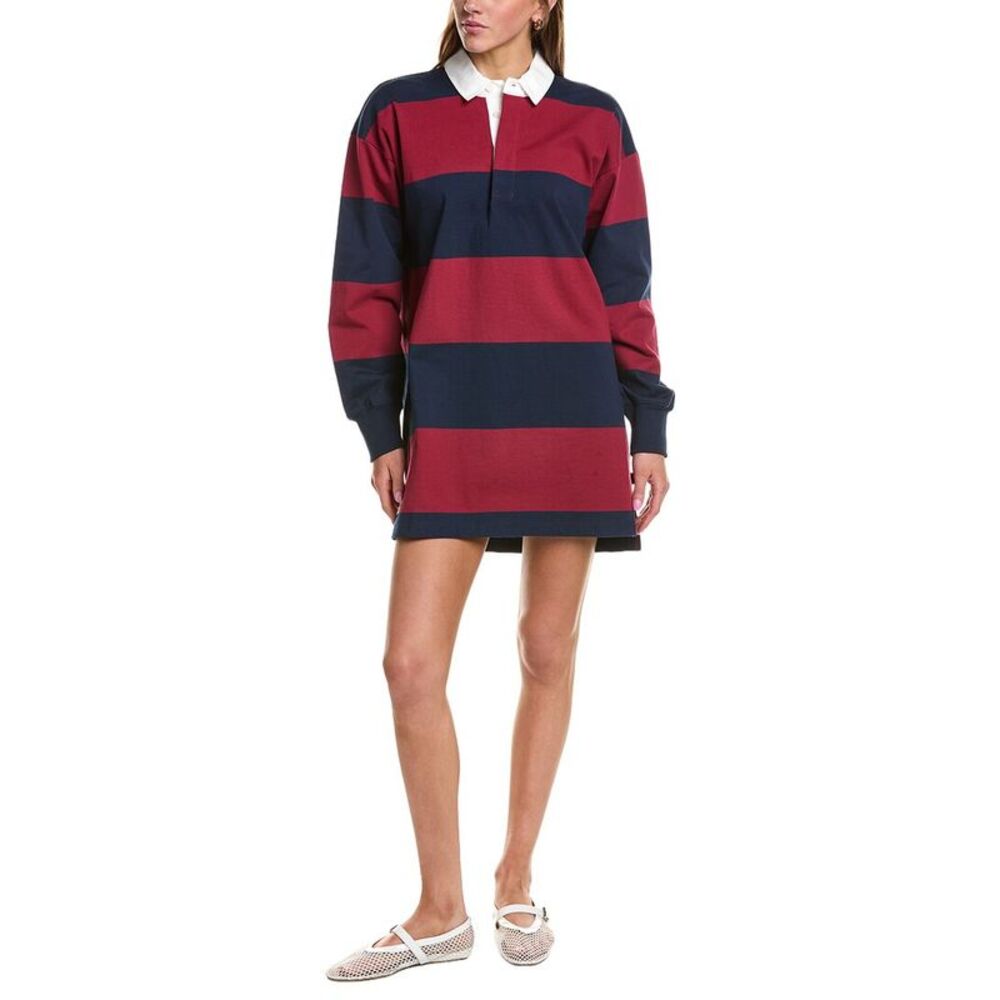 Rowing Blazers Womens  Cotton Stripe Rugby Dress